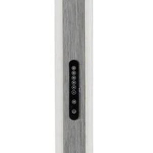 HomeRoots Silver LED Wall Light with Frosted Glass Diffuser - Modern Adjustable Illumination for Any Space 372844