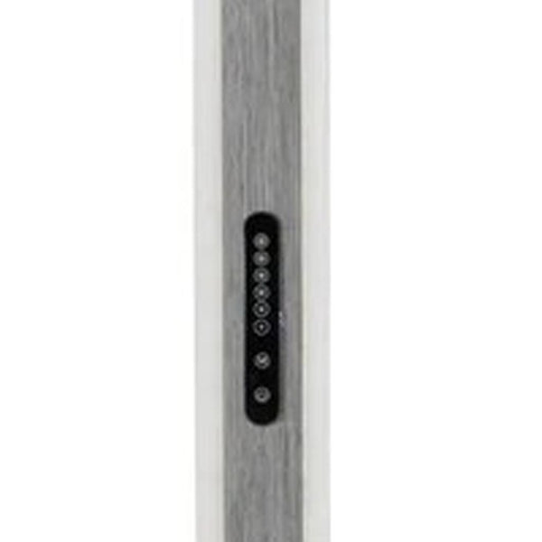 HomeRoots Silver LED Wall Light with Frosted Glass Diffuser - Modern Adjustable Illumination for Any Space 372844