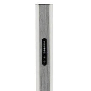 HomeRoots Silver LED Wall Light with Frosted Glass Diffuser - Modern Adjustable Illumination for Any Space 372844
