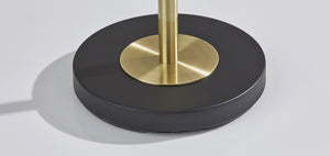 Homeroots 65" Black Torchiere Floor Lamp With White Globe Shade  Metal 372892