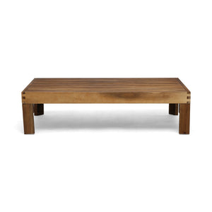 English Elm Cambridge Acacia Wood Outdoor L Shaped Sectional Sofa Set with Teak Finish Patio 63705.00BGE