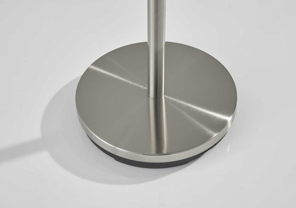 Homeroots 68" Brushed Steel Brushed Steel Coat Rack  Metal 372942