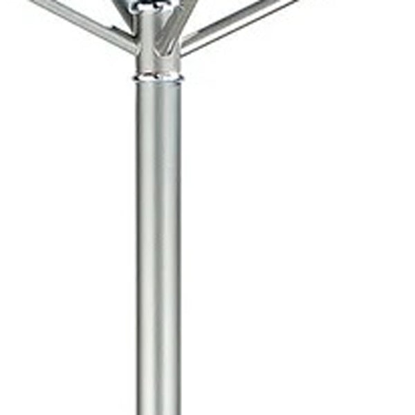 Homeroots 14" X 70" Champagne Powder Coated Steel Umbrella Stand Coat Rack  Powder Coated Steel 372946