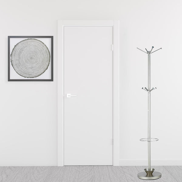 Homeroots 14" X 70" Champagne Powder Coated Steel Umbrella Stand Coat Rack  Powder Coated Steel 372946