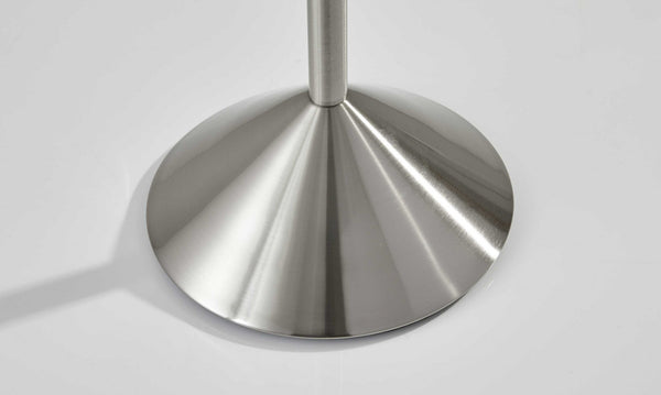 Homeroots 12" X 68" Brushed Steel Brushed Steel Pyramid Coat Rack  Metal 372948