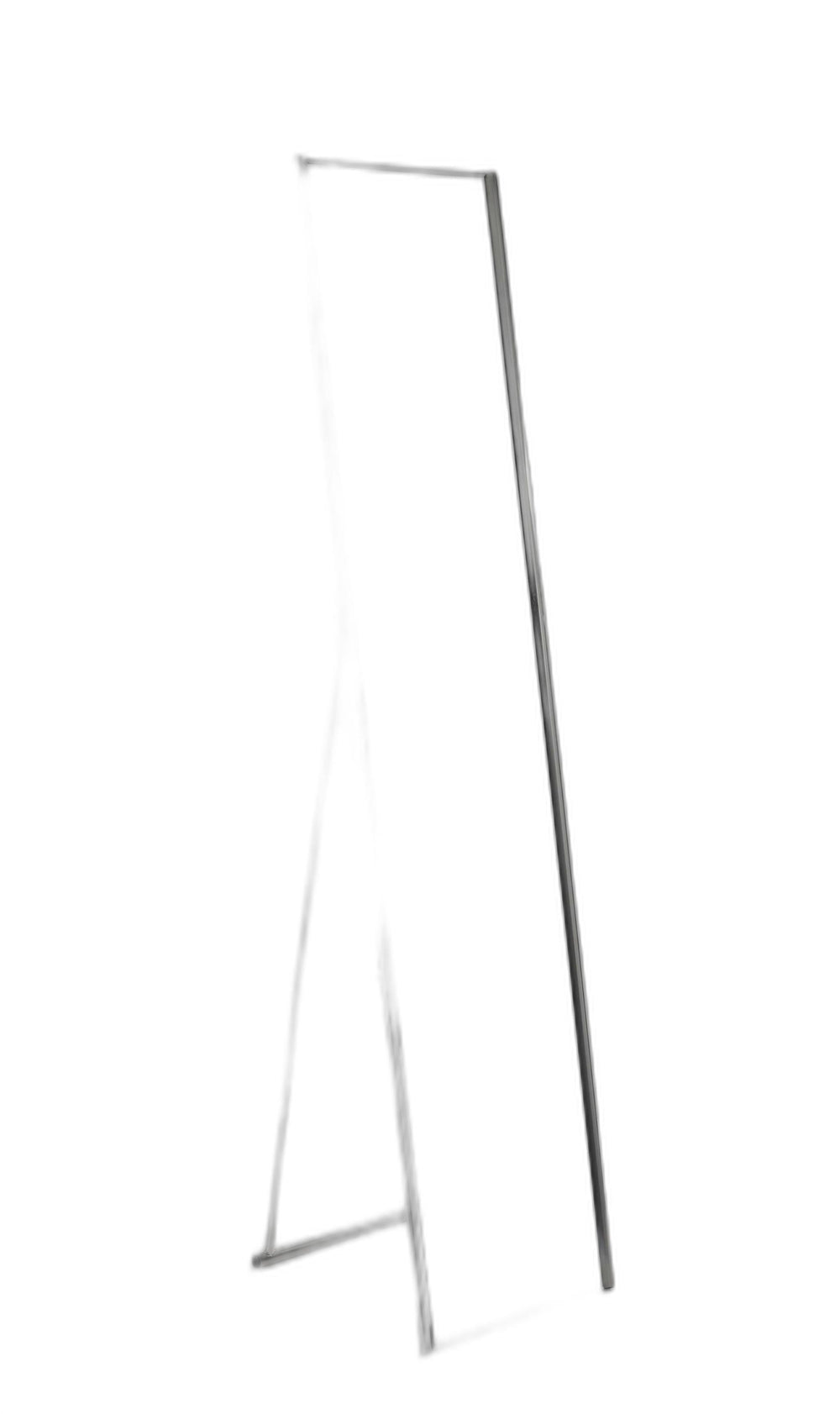 Homeroots 59" Silver Metal Framed Cheval Standing Mirror  Metal 372953