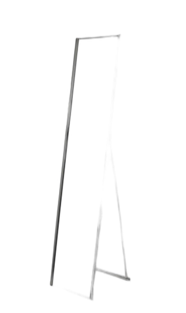 Homeroots 59" Silver Metal Framed Cheval Standing Mirror  Metal 372953