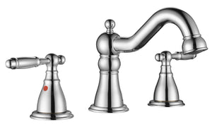 English Elm Bathroom Widespread Dual Handle Faucet with Pop up Drain and Included Supply Lines B2724P500083