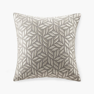 Croscill Home Melodia Transitional Square Decor Pillow CHM30-0015 Grey