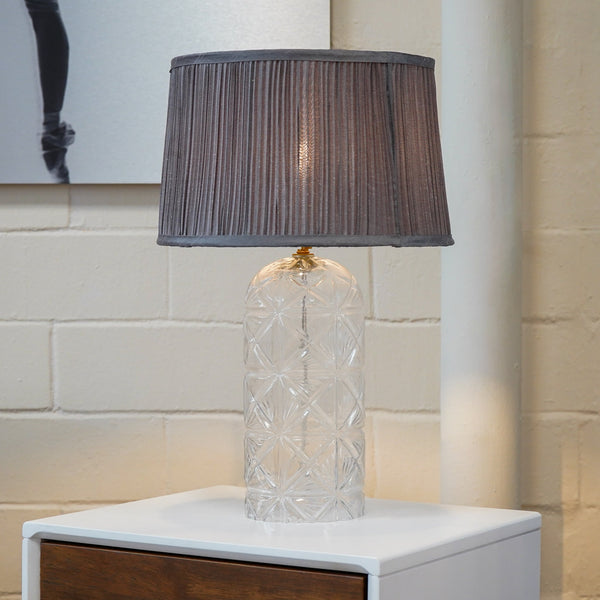 English Elm Ashcroft Furniture - High Quality Hotel European Modern Luxora Table Lamp - Elegant Glass & Gold Design For Any Space B183P315086