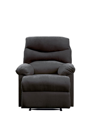 English Elm Black Recliner Memory Foam Seat with Pillow Top Arms, External Latch Recliner, Tight Back Comfort B062P215434