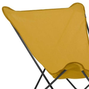 HomeRoots 36" Red and Chrome Outdoor Camping Chair - Durable, Lightweight Design for Ultimate Comfort Anywhere Garace 373464