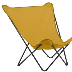 HomeRoots 36" Red and Chrome Outdoor Camping Chair - Durable, Lightweight Design for Ultimate Comfort Anywhere Garace 373464