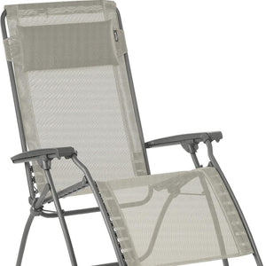 HomeRoots 27" Blue Zero Gravity Chair for Ultimate Outdoor Relaxation – Ergonomic Support & Stylish Design Seigle 373473