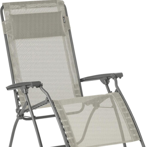 HomeRoots 27" Blue Zero Gravity Chair for Ultimate Outdoor Relaxation – Ergonomic Support & Stylish Design Seigle 373473