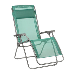 HomeRoots 27" Blue Zero Gravity Chair for Ultimate Outdoor Relaxation – Ergonomic Support & Stylish Design Chlorophylle 373474