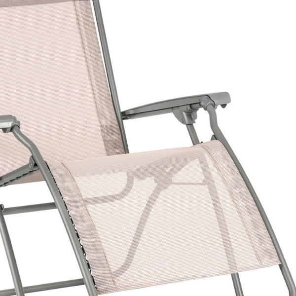 HomeRoots 27" Blue Zero Gravity Chair for Ultimate Outdoor Relaxation – Ergonomic Support & Stylish Design Magnolia 373475