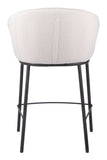 Essen Counter Stool Ivory 109807 Zuo Modern