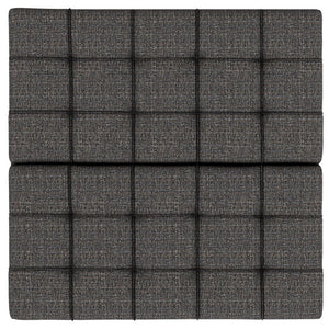 English Elm Harrison Large Square Storage Ottoman Coffee Table with Tufted Vegan Leather, Lift-Top & Seating Ebony B136P254712