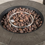 Christopher Knight Home® Noble House Medieval 35” Circular Mgo Fir Pit-40,000 Btu.