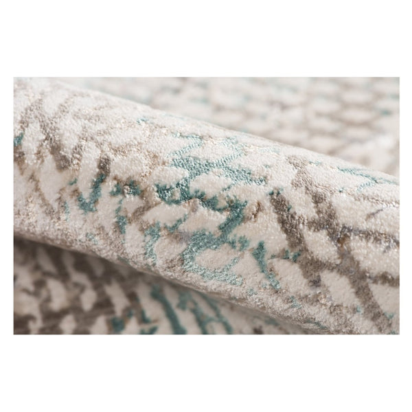 HomeRoots 4' Abstract Handmade Area Rug in Ivory, Black & Gray - Stylish Comfort for Modern Interiors 4' x 6' 374115