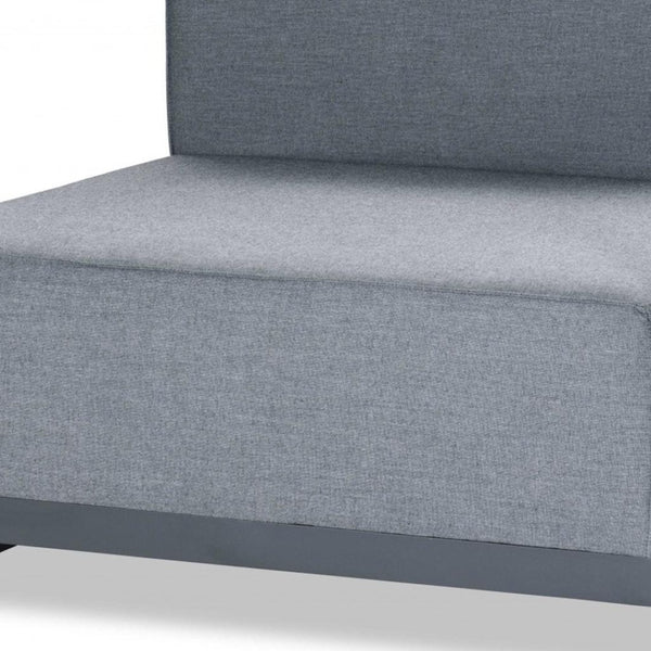 HomeRoots 37" Gray Linen Arm Chair - Elegant Upholstered Seating for Living Rooms, Home Offices & More! 374154