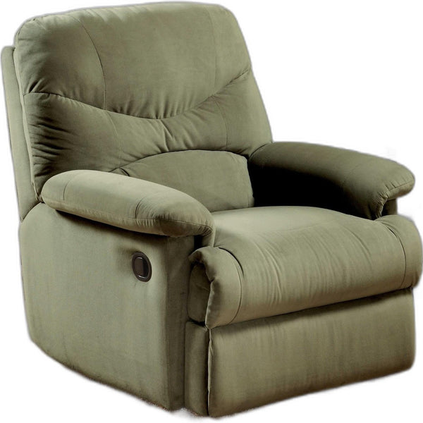 Homeroots 35" Sage Microfiber Recliner Sage  374162