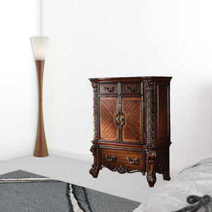 Homeroots 43" Brown Solid Wood Standard Chest  Solid Wood 374175