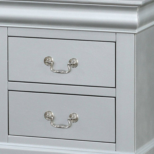 HomeRoots 24" Elegant White Wood Two-Drawer Nightstand - Versatile Accent Table for Stylish Storage & Decor 374197