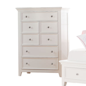 Homeroots 36" White Solid Wood  Solid Wood 374198