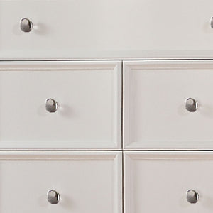 Homeroots 36" White Solid Wood  Solid Wood 374198