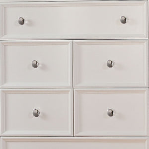 Homeroots 36" White Solid Wood  Solid Wood 374198