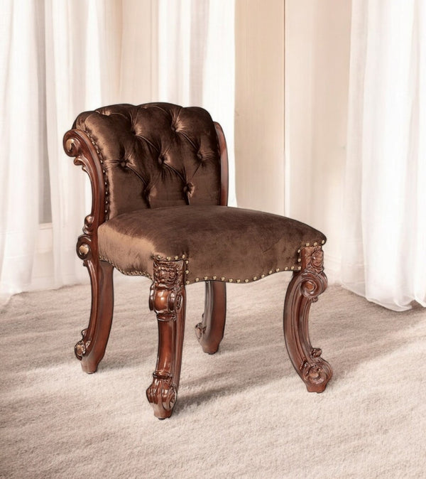 HomeRoots 18" Timeless Solid Wood Bar Chair with Jute Fabric Seat - Elegant Comfort for Kitchen & Dining Spaces 374212