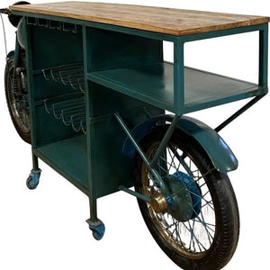 Homeroots 22" X 86.5" X 40" Tmph Bike Bar  Wood 374323