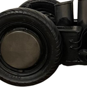 Homeroots 26" Brown And Black Solid Wood Coffee Table   374324