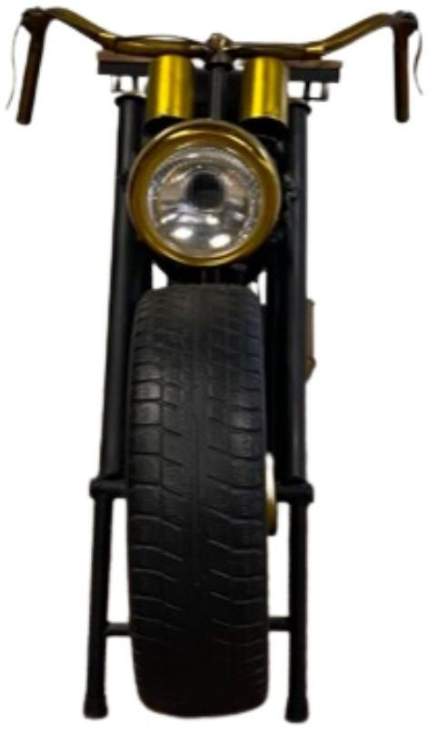 Homeroots Black And Gold Metal And Wood Bar Cart With Wine Storage   374334