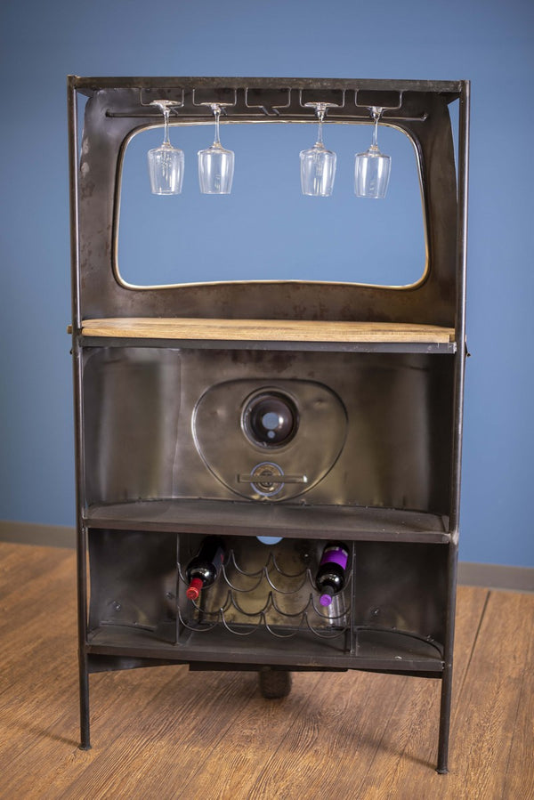 Homeroots 24" X 36" X 65" Tuk Tuk Bar  Wood 374335