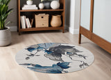 Tropical Style Hand-Tufted Area Rug - Elegant Polyester Design for Chic Indoor Living Spaces