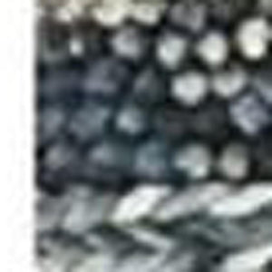 HomeRoots 3' Handwoven Wool Area Rug in Ivory, Blue, and Gray - Perfect for Entryways, Hallways, and More! 5' X 7' 374501
