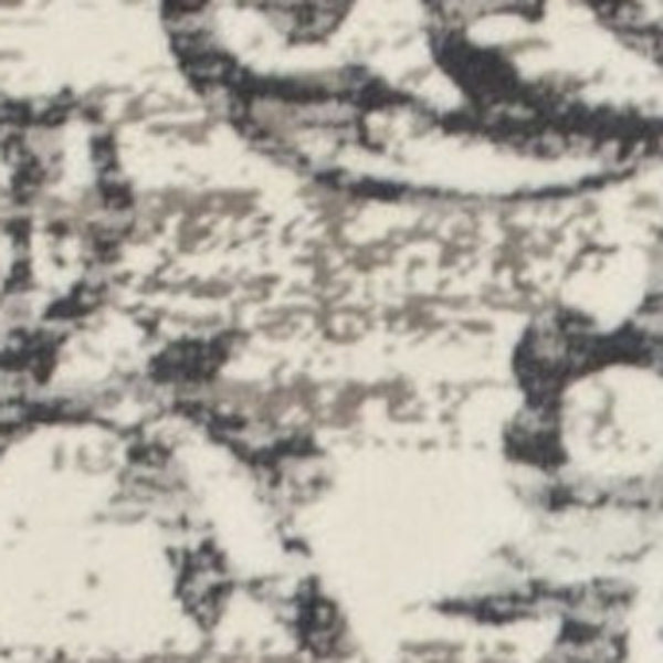 Homeroots 10' X 13' Gray And Ivory Floral Area Rug  Polypropylene 374512