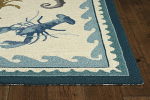 HomeRoots 3'' Ivory Abstract Handmade Area Rug - Elegant Indoor Outdoor Accent for Versatile Décor Spaces 3' x 5' 374688