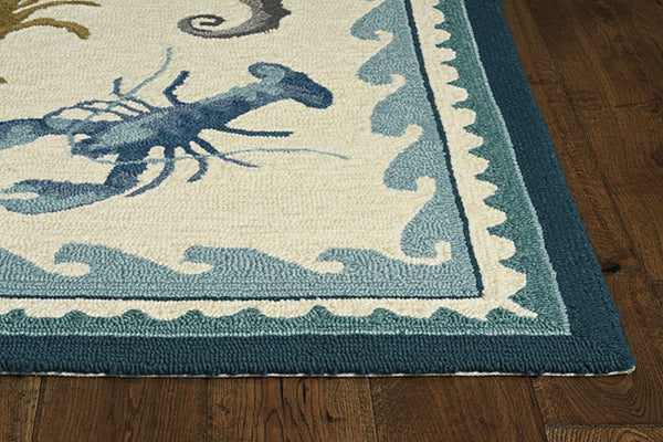 HomeRoots 3'' Ivory Abstract Handmade Area Rug - Elegant Indoor Outdoor Accent for Versatile Décor Spaces 3' x 5' 374688