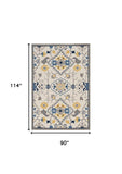 Homeroots 8' X 10' Ivory Hand Tufted Area Rug  Polypropylene 374696