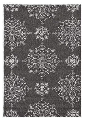 Homeroots 8' X 10' Charcoal Hand Tufted Area Rug  Polypropylene 374706