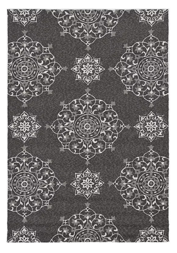 Homeroots 8' X 10' Charcoal Hand Tufted Area Rug  Polypropylene 374706
