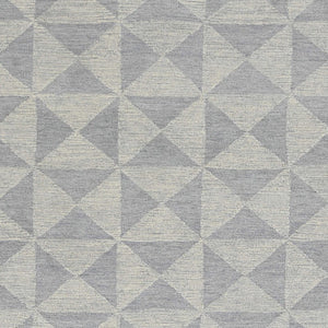 HomeRoots 8' Hand-Tufted Wool Runner Rug in Gray and Light Gray, Perfect for Hallways and Modern Spaces 5' X 7' 374740