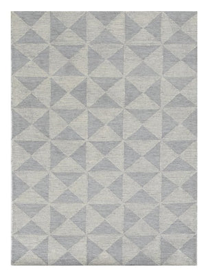 HomeRoots 8' Hand-Tufted Wool Runner Rug in Gray and Light Gray, Perfect for Hallways and Modern Spaces 7' X 10' 374741