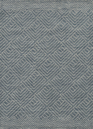 Homeroots 108 X 156 Denim Wool Rug  Wool 374748