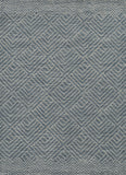 Homeroots 108 X 156 Denim Wool Rug  Wool 374748