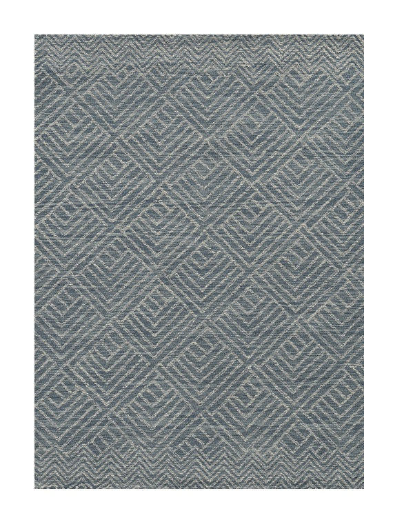 Homeroots 108 X 156 Denim Wool Rug  Wool 374748